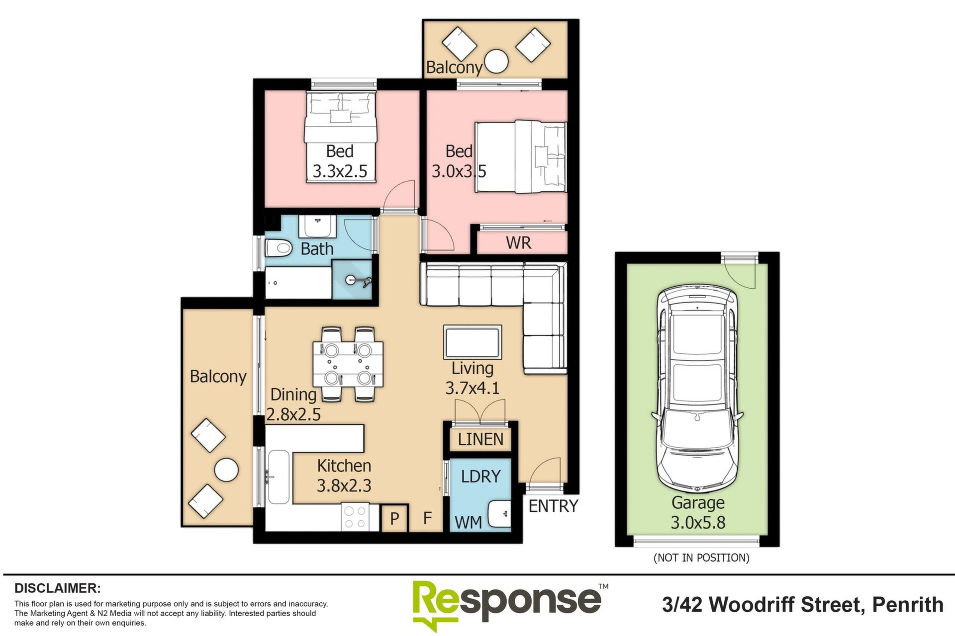 3/42 Woodriff Street, Penrith Sold by ResponseRE - image 1